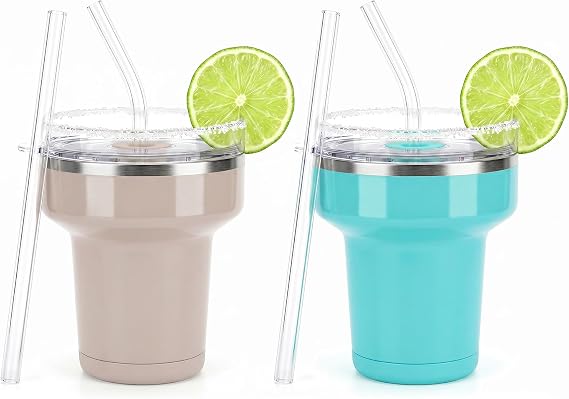 Tronco 16 oz Insulated Margarita Tumblers, 2-Pack