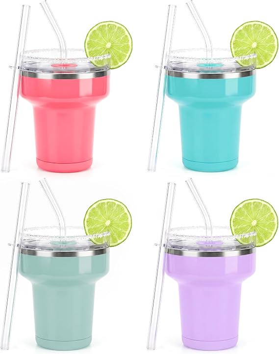 Tronco 16 oz Insulated Margarita Tumblers, 4-Pack